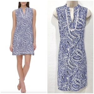 NWT Tommy Hilfiger Atlas Paisley Print Shift Dress